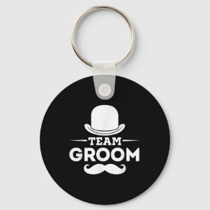 Team Groom Crew Party Squad Grooms Bachelor Key Ring