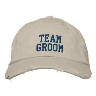 Team Groom Embroidered Ball Cap