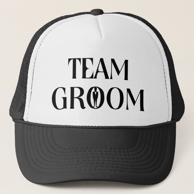 Team Groom - Funny Bachelor Party Hat (Front)