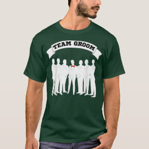 Team Groom Funny Groomsmen Crew Team Bachelor Part T-Shirt