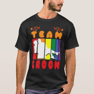 Team Groom Husband Crew same gender love T-Shirt