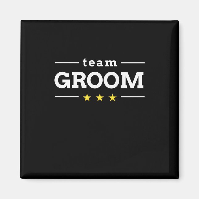 Team Groom Magnet (Front)