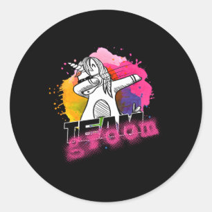 Team Groom - Men Bachelor Stag Night Party Classic Round Sticker