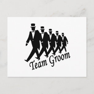 Team Groom Postcard