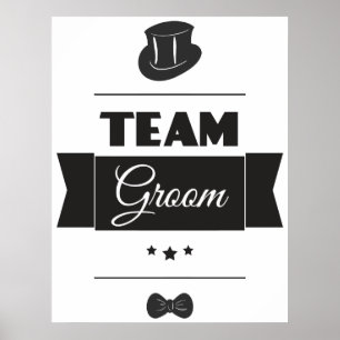 Team groom poster