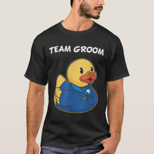 Team Groom Rubber Duck Party Boys Stag Night  T-Shirt