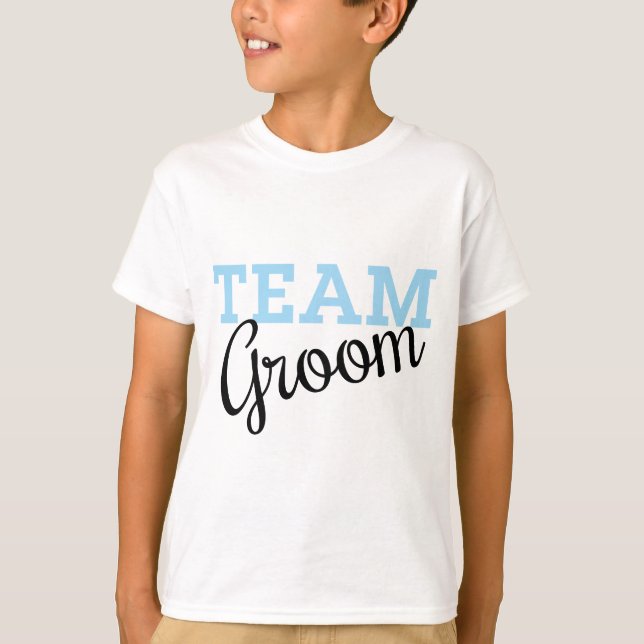 Team Groom Script T-Shirt (Front)