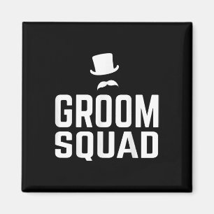 Team Groom Squad Wedding Bachelor Party Gift Marri Magnet