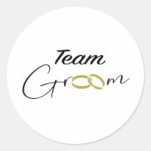 Team Groom Sticker