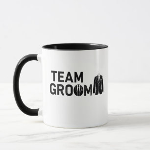 Team Groom Wedding Party Elegant Tuxedo Suit Mug