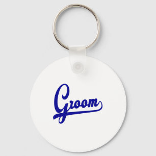 Team Groomvintage Baseball Groomsmen Bachelor Part Key Ring