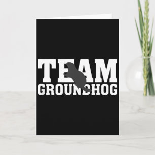 Team Groundhog Funny Groundhog Day Tank Top Card