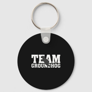 Team Groundhog Funny Groundhog Day Tank Top Key Ring