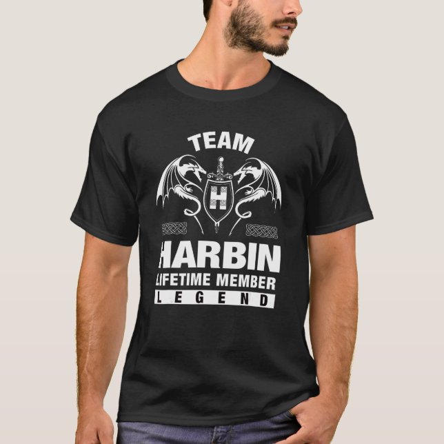 Team Harbin Lifetime Member T-Shirt (Front)
