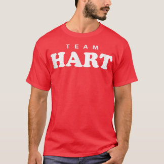 Team Hart Personalised Surname Bride Groom Family T-Shirt