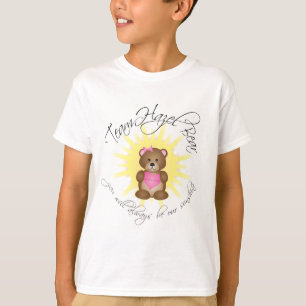 team hazel bear kid's t-shirt (white)