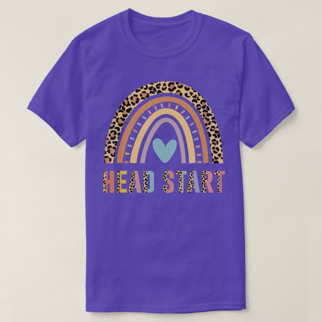 Team Head Start Squad Back To School Rainbow Kids  T-Shirt (Design Front)