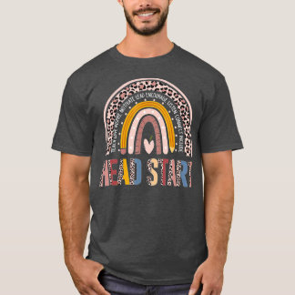 Team Head Start Squad Back To School Rainbow Kids  T-Shirt