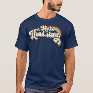 Team Head Start Squad Back To School Rainbow Kids T-Shirt