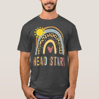 Team Head Start Squad Back To School Rainbow Kids  T-Shirt