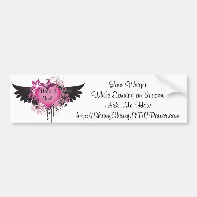 Team Heart & Soul Bumper Sticker (Front)