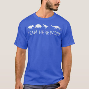 Team Herbivore Cute and Funny Dinosaur Vegan T-Shirt