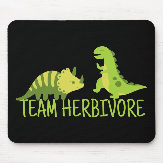 Team Herbivore Vegan Mouse Pad (Front)