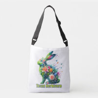 Team Herbivore Vegan/Vegetarian Rabbit Bag