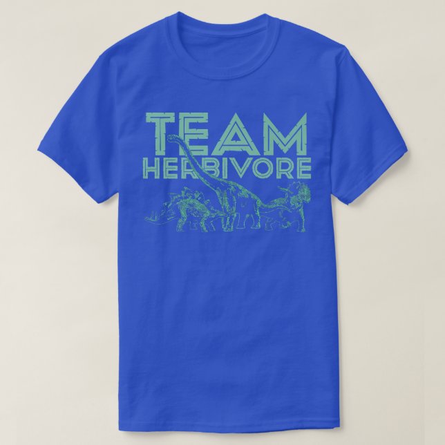 Team Herbivore Vegan Vegetarian  T-Shirt (Design Front)