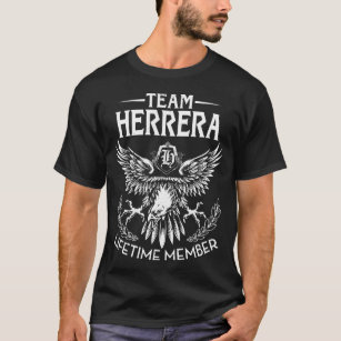 Team HERRERA Lifetime Member Last Name T-Shirt