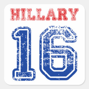 Team Hillary 2016 Square Sticker