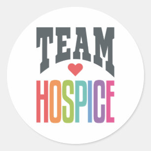 Team Hospice Squad Nurse Nursing Classic Round Sticker