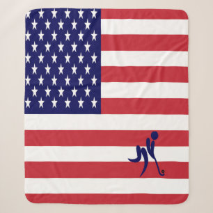Team Ice Hockey USA Sherpa Blanket