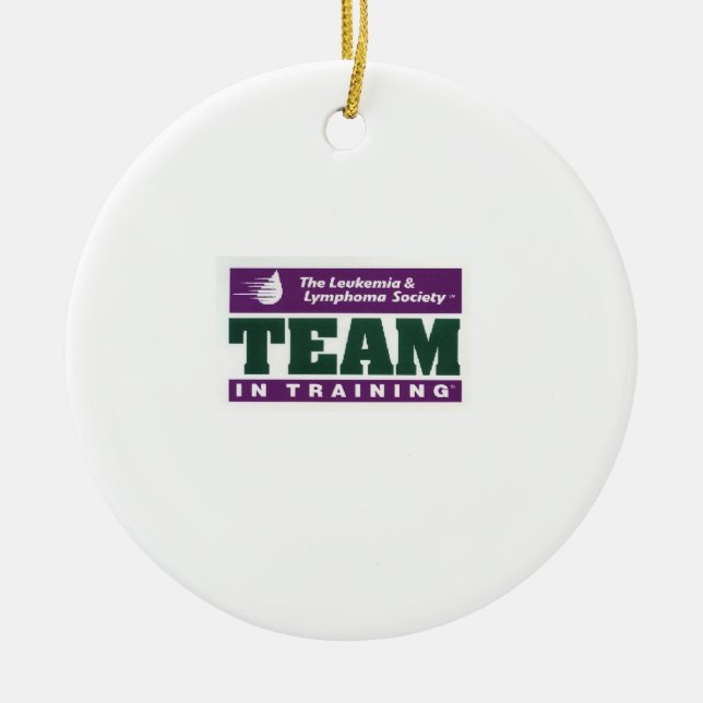 Team in Training Holiday Ornament (Front)