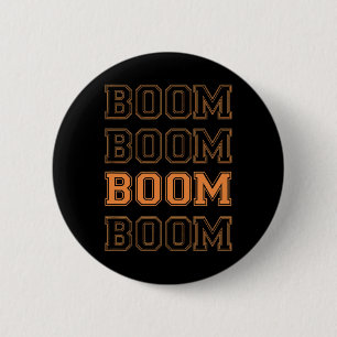 Team India Bumrah Fan Shirt - Boom Boom Boom Boom 6 Cm Round Badge