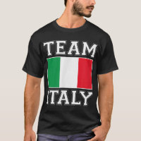 Team Italy print Italian National Country Flag Ita