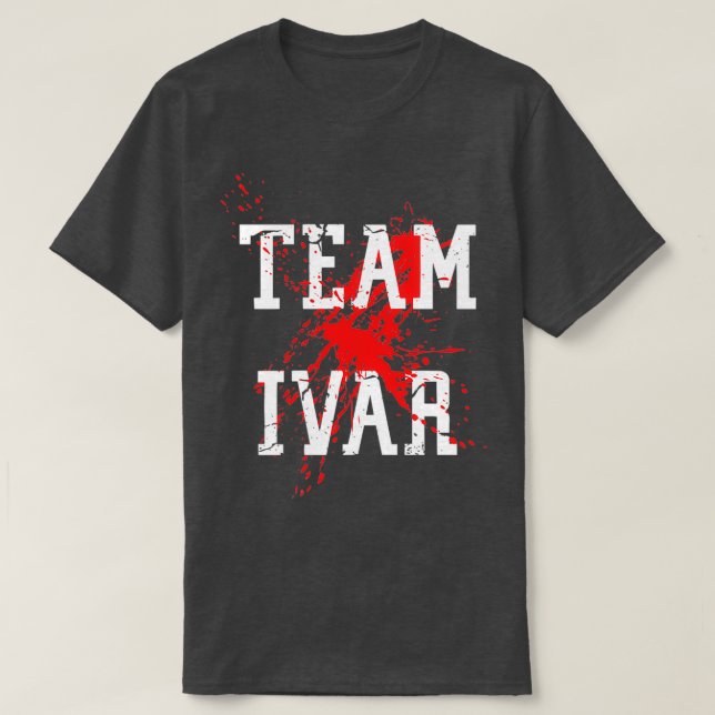 Team Ivar Vikings T-Shirt (Design Front)