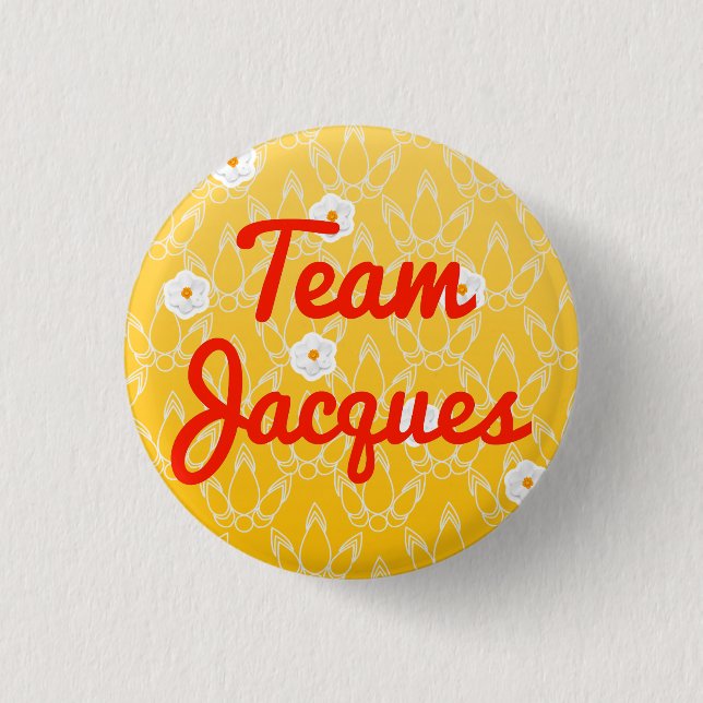 Team Jacques 3 Cm Round Badge (Front)