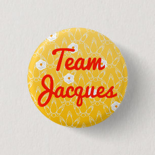 Team Jacques 3 Cm Round Badge