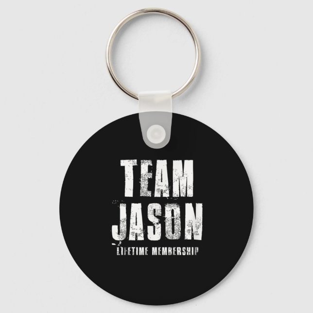 Team Jason Motivational Insrational Proud Family  Key Ring (Front)