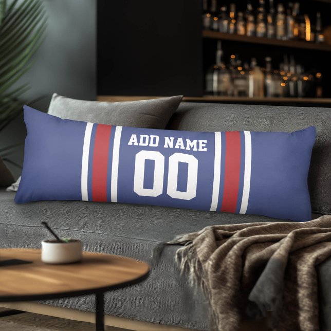 Team Jersey with Custom Name and Number Body Cushion (Custom Body Pillow with a Sports Theme)