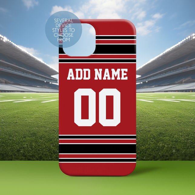Team Jersey with Custom Name and Number Case-Mate iPhone Case
