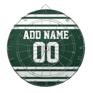 Team Jersey with Custom Name and Number Dartboard