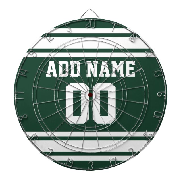 Team Jersey with Custom Name and Number Dartboard (Front)