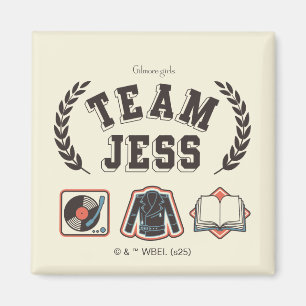 Team Jess Gilmore Girls Design Magnet