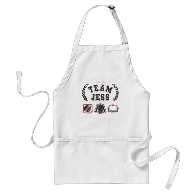 Team Jess Gilmore Girls Design Standard Apron (Front)