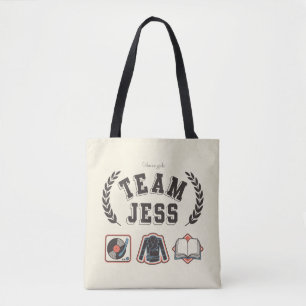 Team Jess Gilmore Girls Design Tote Bag