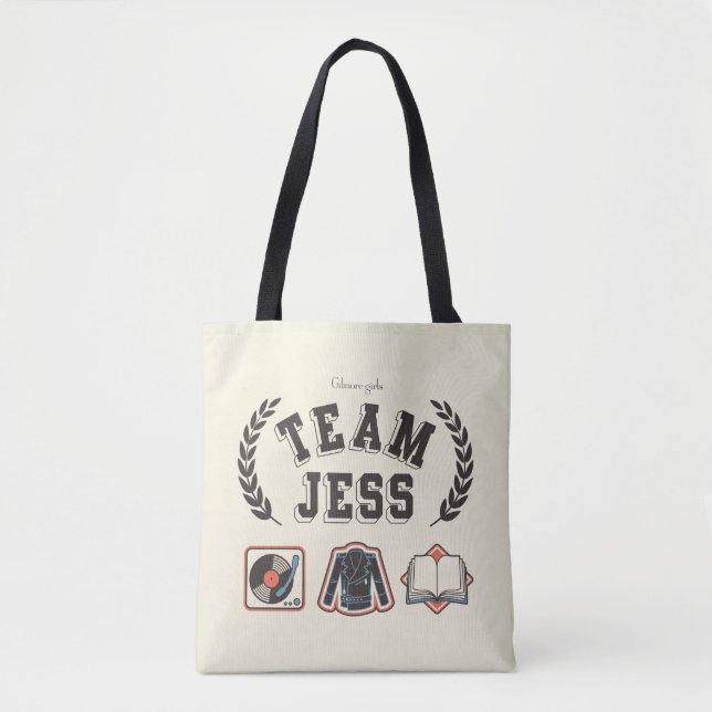 Team Jess Gilmore Girls Design Tote Bag (Front)