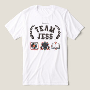 Team Jess Gilmore Girls Design Tri-Blend Shirt