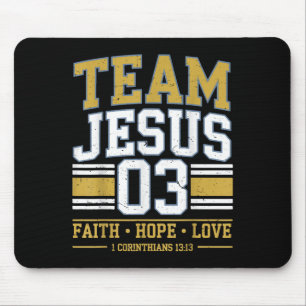 Team Jesus 03 Christian Faith Teen Girl Toddler Yo Mouse Pad